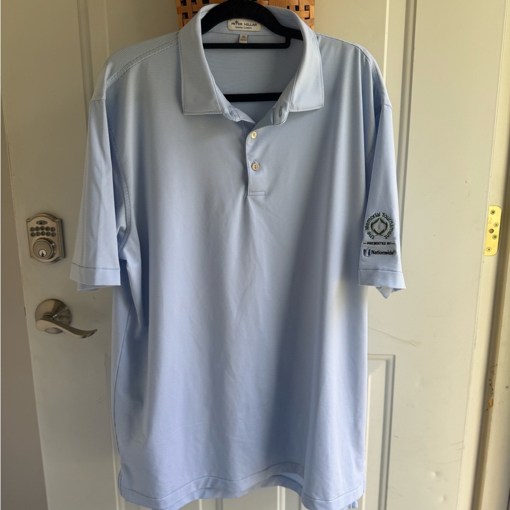 Peter Millar Blue Polo Golf Shirt